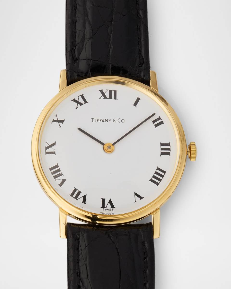 Tiffany & Co. 18K Yellow Gold 33mm Vintage 1990s Watch